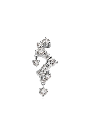 Maria Black 14K recycled white gold Sky lab-grown diamonds earring - Silver