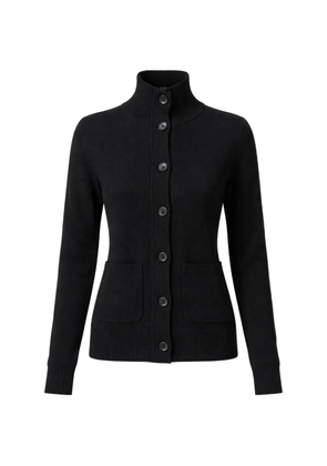PATRICK ASSARAF high-neck cardigan - Black