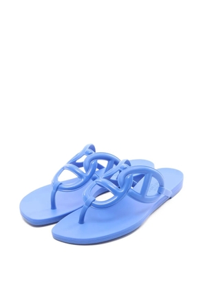 Hermès Pre-Owned 2010s Egerie Chaîne d'Ancre thong sandals - Blue