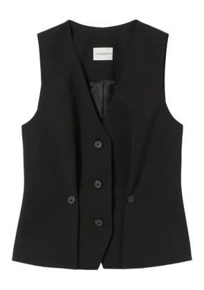Claudie Pierlot button V-neck vest - Black