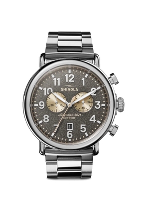 Shinola Runwell Chronograph 47mm watch - Grey