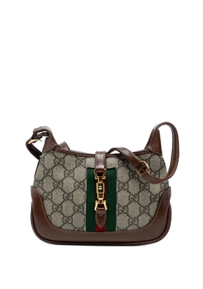 Gucci Pre-Owned 2016-2025 Mini GG Supreme Web Jackie 1961 crossbody bag - Brown