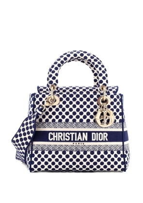 Christian Dior Pre-Owned DiorAmour Lady D-Lite Bag Printed Canvas Medium satchel - Blue