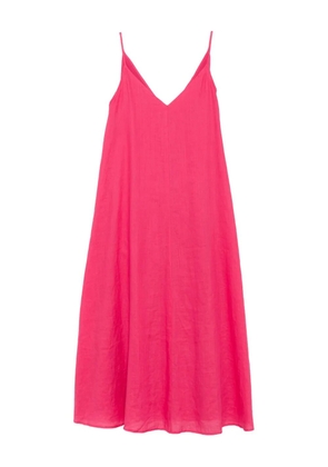 Marc O'Polo V-neck slip midi dress - Pink