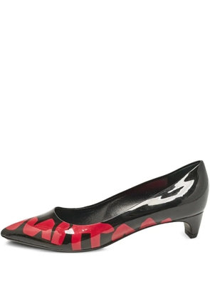 Louis Vuitton Pre-Owned 50mm logo-print pumps - Black