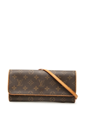 Louis Vuitton Pre-Owned 2001 Monogram Pochette Twin GM crossbody bag - Brown