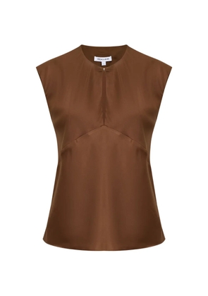 Veronica Beard Sparrow V-neck blouse - Brown