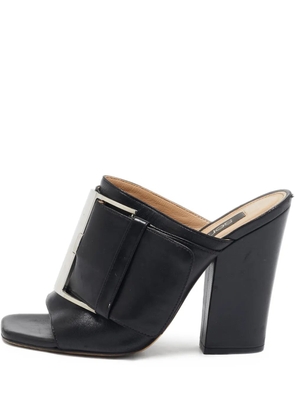 Sergio Rossi Vintage pre-owned 110mm buckled sandals - Black