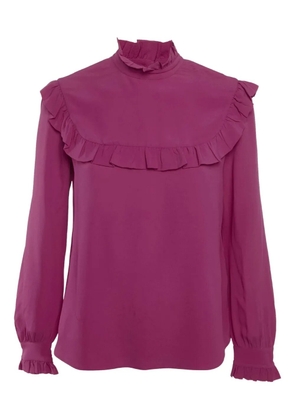 Missoni Pre-Owned ruffled high-neck blouse - Pink