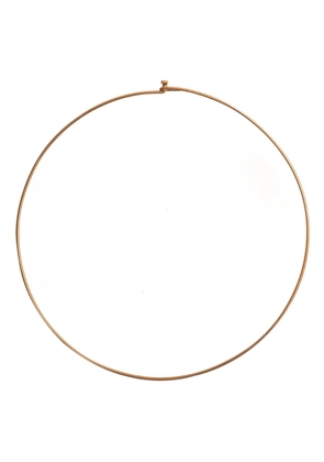 Dezso 18K rose gold wire necklace - Pink