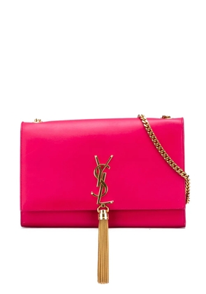 Saint Laurent Pre-Owned 2014 Medium Smooth Calfskin Classic Monogram Kate Tassel crossbody bag - Pink