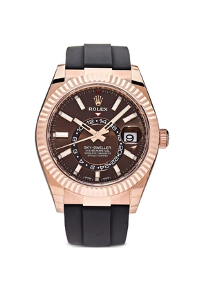 Rolex 2024 Sky-Dweller fluted bezel 42mm watch - Black