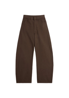 LEMAIRE high-waisted curved jeans - Brown