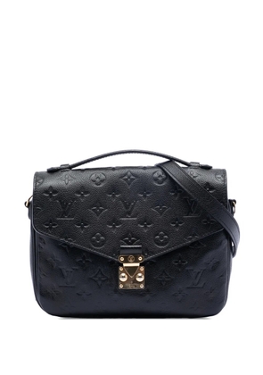 Louis Vuitton Pre-Owned 2017 Monogram Empreinte Pochette Metis satchel - Black