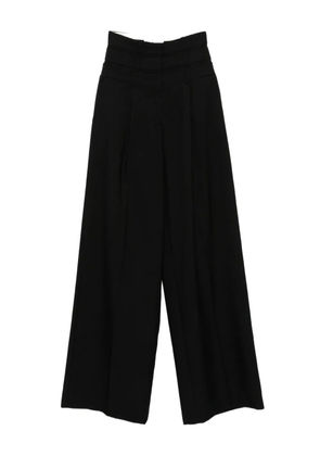 Viktor & Rolf pleated high-waisted trousers - Black