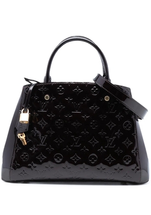 Louis Vuitton Pre-Owned 2016 Monogram Vernis Montaigne MM satchel - Purple