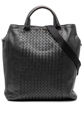 Bottega Veneta Pre-Owned 2012-2025 Nappa Intrecciato Vertical Convertible satchel - Black