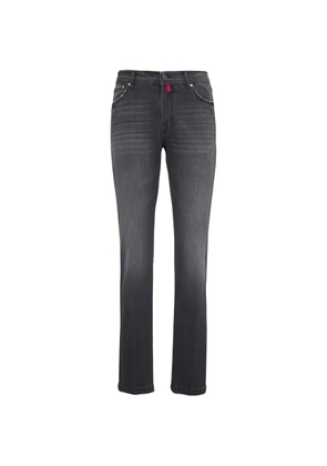 Kiton logo jeans - Grey