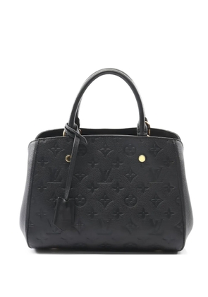 Louis Vuitton Pre-Owned 2015 Montaigne BB monogram tote bag - Black