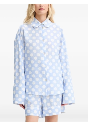Sleeper polka-dot shirt and shorts set - Blue