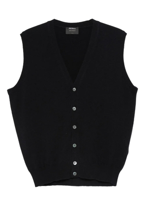 Dell'oglio buttoned sleeveless cardigan - Blue