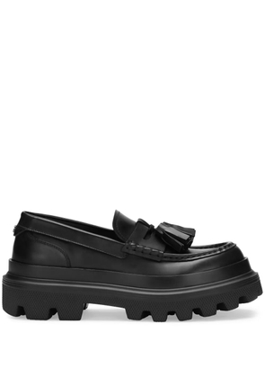 Dolce & Gabbana chunky sole loafers - Black