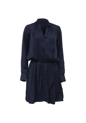 Zadig&Voltaire Rinka long-sleeve mini dress - Blue