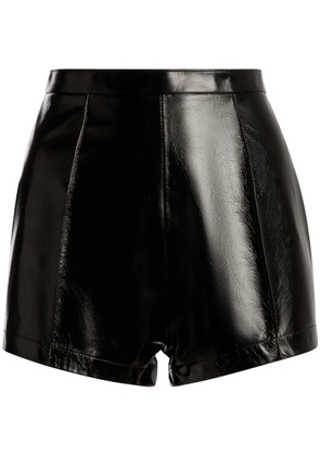 Bally high-shine leather shorts - Black