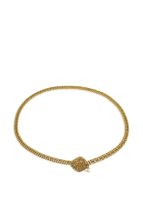 CHANEL Pre-Owned 1990-2000s embellished chain belt - Gold