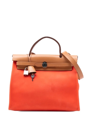 Hermès Pre-Owned 2016 Toile Herbag Zip 31 satchel - Orange