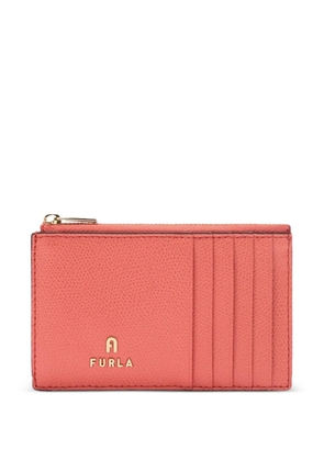 Furla medium Camelia leather card holder - Pink