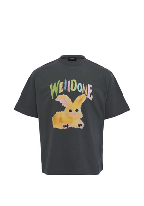 We11done painted rabbit T-shirt - Grey