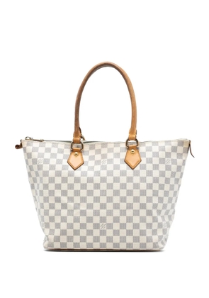 Louis Vuitton Pre-Owned 2007 Damier Azur Saleya MM tote bag - White