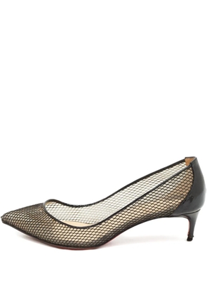 Christian Louboutin Pre-Owned 2024 50mm Follies Resille pumps - Black