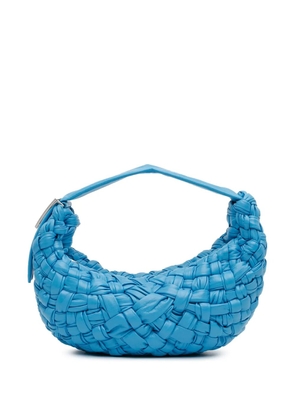 Bottega Veneta Pre-Owned 2012-2023 Paper Calfskin Intrecciato Banana hobo bag - Blue