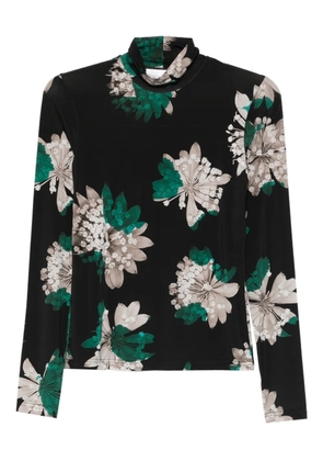 Christian Wijnants Tugal floral top - Black