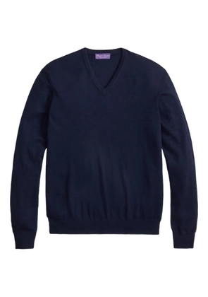 Ralph Lauren Purple Label V-neck cashmere sweater - Blue