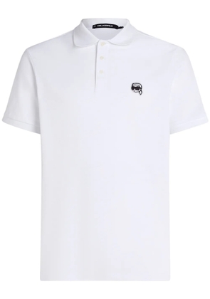 Karl Lagerfeld Ikon polo shirt - White