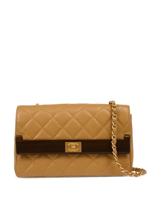 CHANEL Pre-Owned 2003 Straight Flap shoulder bag - Neutrals