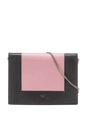 Celine Pre-Owned 2018 Leather Frame Wallet on Chain crossbody bag - Pink