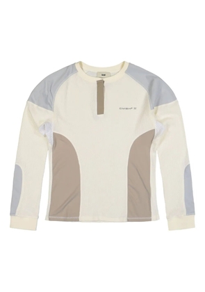 GmbH colour-blocked long-sleeve top - Neutrals