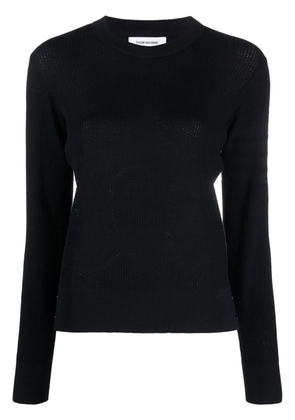 Thom Browne crew-neck virgin wool jumper - Blue