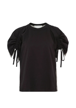 3.1 Phillip Lim ruched short-sleeve T-shirt - Black