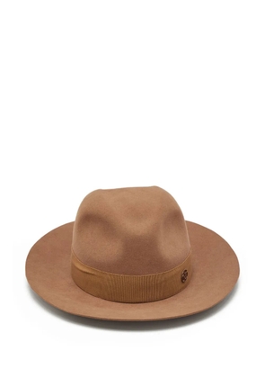 Maison Michel 2024 Henrietta fedora hat - Brown