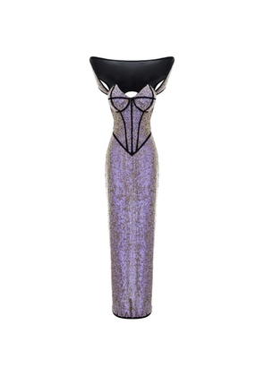 MITILIANE COUTURE sequins maxi dress - Purple