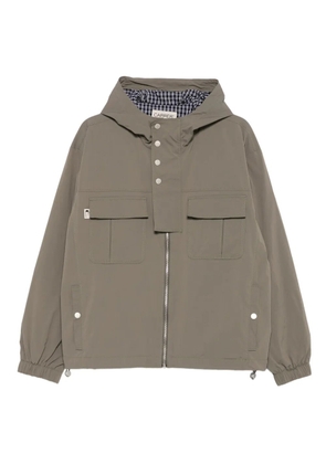 Carrer hooded windbreaker - Brown