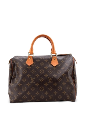 Louis Vuitton Pre-Owned Speedy Handbag Monogram Canvas 30 satchel - Brown