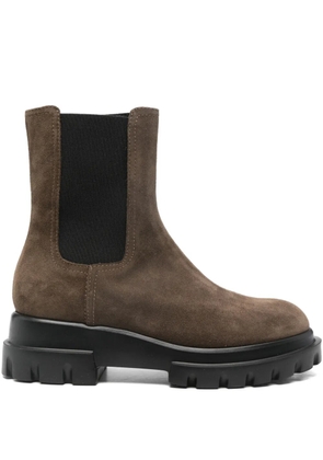 AGL lug-sole boots - Brown