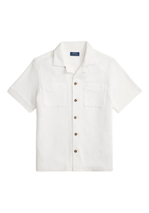 Polo Ralph Lauren waffle-knit patch-pockets shirt - Neutrals