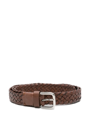 P.A.R.O.S.H. woven leather belt - Brown